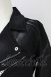 画像3: CIVARIZE / Transcend 加工デニムライダースジャケット 44 ブラック T-25-10-03-041-CI-ja-YM-ZT (3)