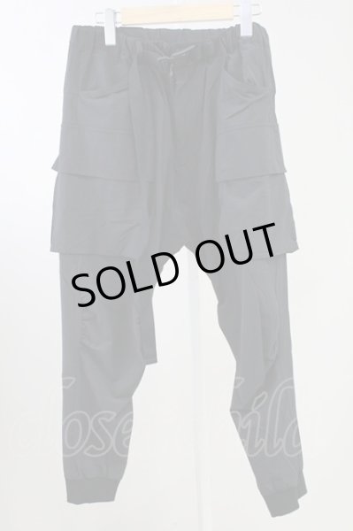 画像1: The Viridi-anne / 撥水ストレッチカーゴリブパンツ 2 ブラック T-25-10-03-042-Th-pa-YM-ZT265 (1)