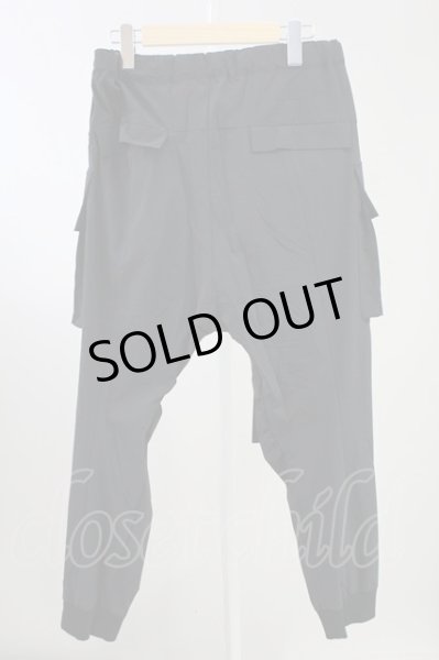 画像2: The Viridi-anne / 撥水ストレッチカーゴリブパンツ 2 ブラック T-25-10-03-042-Th-pa-YM-ZT265 (2)