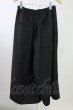 画像2: CIVARIZE / Detectフラワー柄マチ付ジップワイドパンツ 44 ブラックｘブルー T-25-10-03-043-CI-pa-YM-ZT (2)