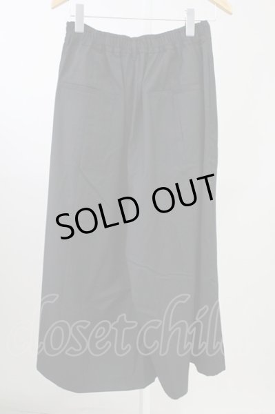 画像2: CIVARIZE / Detectフラワー柄マチ付ジップワイドパンツ 44 ブラックｘブルー T-25-10-03-043-CI-pa-YM-ZT265 (2)