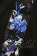 画像5: CIVARIZE / Detectフラワー柄マチ付ジップワイドパンツ 44 ブラックｘブルー T-25-10-03-043-CI-pa-YM-ZT (5)