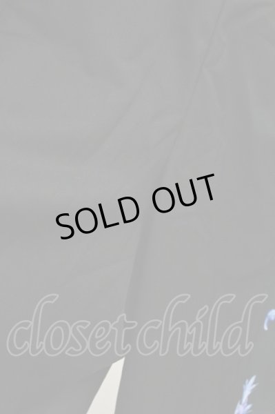 画像6: CIVARIZE / Detectフラワー柄マチ付ジップワイドパンツ 44 ブラックｘブルー T-25-10-03-043-CI-pa-YM-ZT265 (6)