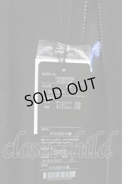 画像7: CIVARIZE / Detectフラワー柄マチ付ジップワイドパンツ 44 ブラックｘブルー T-25-10-03-043-CI-pa-YM-ZT265 (7)