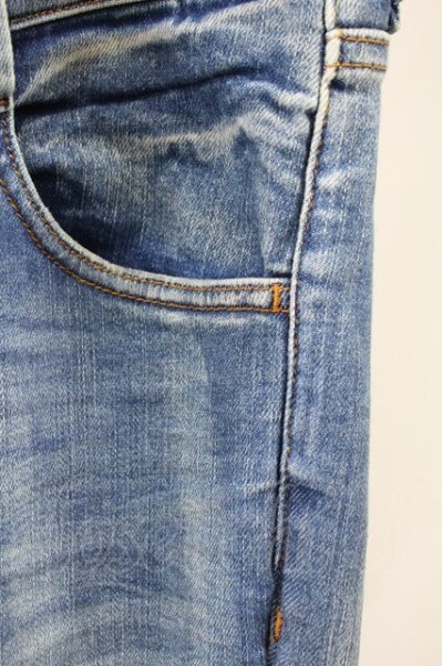 画像4: NO ID. / アルティメットストレッチデニムダメージスキニーパンツ 2 インディゴ T-25-10-03-044-NO-pa-YM-ZT267 (4)