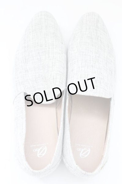 画像1: Zero by TORNADO MART / サマーツィードスリッポン M(約26.5) オフホワイト T-25-10-03-046-Ze-sho-YM-ZT-S008 (1)