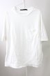 画像1: NO ID. / ドルマンスリーブBIG Tシャツ ONE ホワイト T-25-10-03-007-NO-ts-YM-ZT (1)