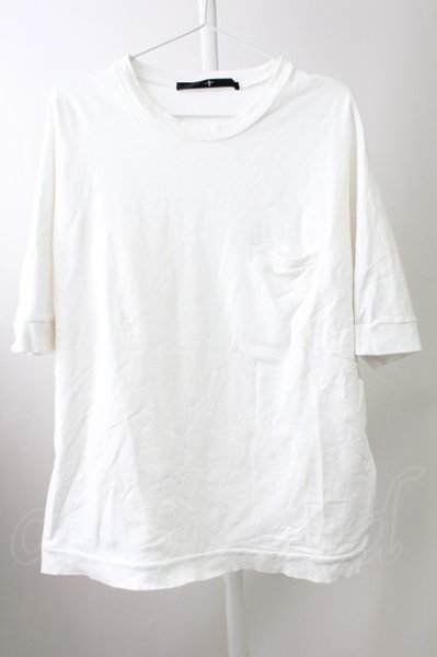 画像1: NO ID. / ドルマンスリーブBIG Tシャツ ONE ホワイト T-25-10-03-007-NO-ts-YM-ZT (1)