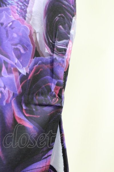 画像5: CIVARIZE / Twinkle フラワー総柄ビッグTシャツ 44 ブルー（パープル） T-25-10-03-011-CI-ts-YM-ZT288 (5)