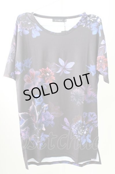 画像1: CIVARIZE / Particle フラワー総柄ビッグTシャツ 44 ブラック T-25-10-03-012-CI-ts-YM-ZT288 (1)