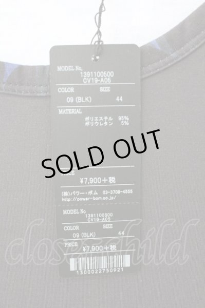 画像5: CIVARIZE / Particle フラワー総柄ビッグTシャツ 44 ブラック T-25-10-03-012-CI-ts-YM-ZT288 (5)