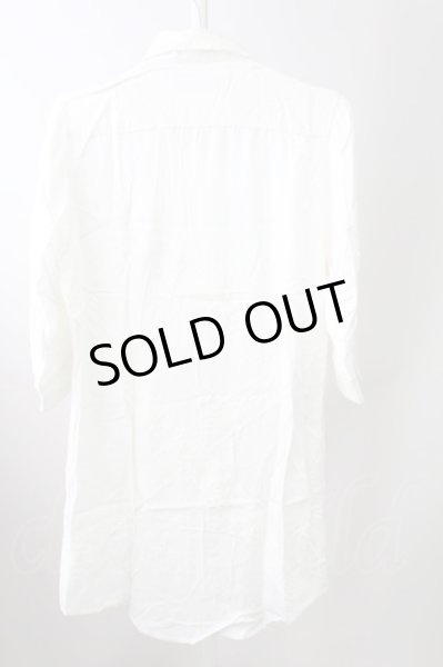 画像2: CIVARIZE / Cunningレース切り替えロングシャツ 44 ホワイト T-25-10-03-016-CI-sh-YM-ZT275 (2)