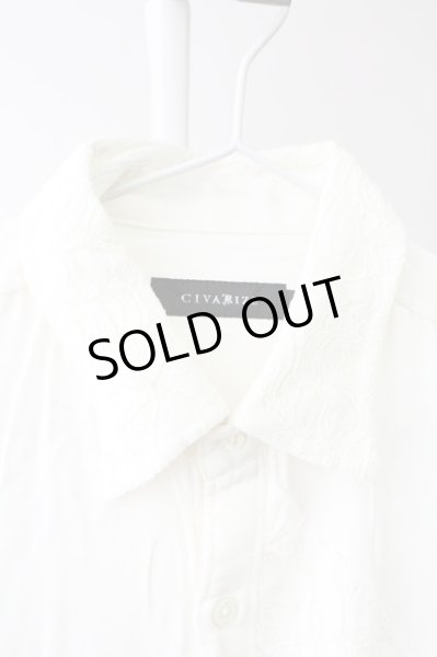画像3: CIVARIZE / Cunningレース切り替えロングシャツ 44 ホワイト T-25-10-03-016-CI-sh-YM-ZT275 (3)