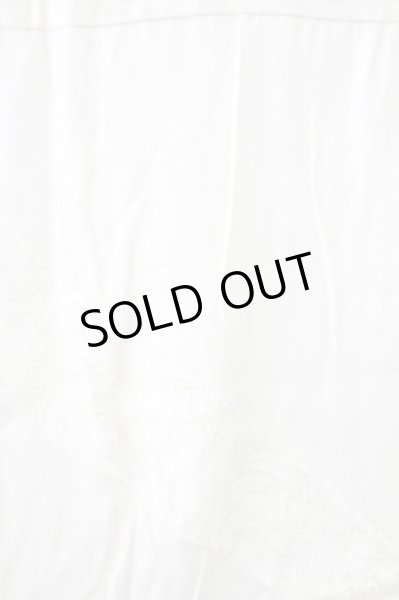 画像8: CIVARIZE / Cunningレース切り替えロングシャツ 44 ホワイト T-25-10-03-016-CI-sh-YM-ZT275 (8)