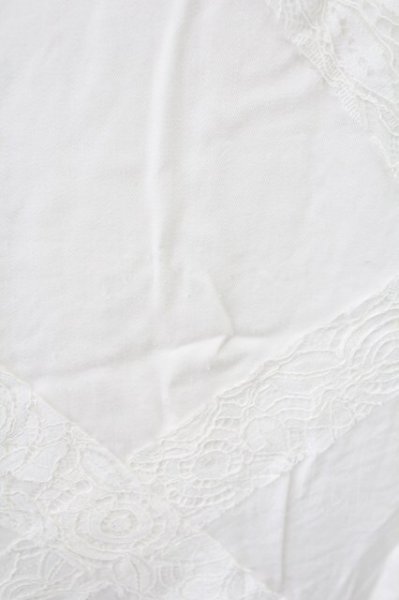 画像9: CIVARIZE / Cunningレース切り替えロングシャツ 44 ホワイト T-25-10-03-016-CI-sh-YM-ZT275 (9)