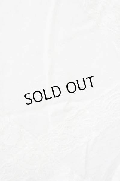 画像9: CIVARIZE / Cunningレース切り替えロングシャツ 44 ホワイト T-25-10-03-016-CI-sh-YM-ZT275 (9)