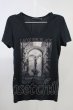 画像1: FUGA / JISUSプリントVネックTシャツ 44 ブラック T-25-10-07-021-FU-ts-YM-ZT (1)