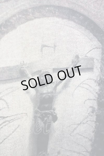 画像4: FUGA / JISUSプリントVネックTシャツ 44 ブラック T-25-10-07-021-FU-ts-YM-ZT (4)