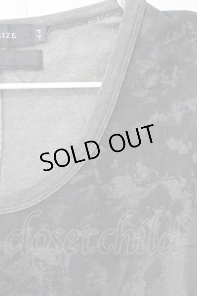 画像3: CIVARIZE / FUGA　Wネームグラデーション五分袖ロングカットソー 44 チャコール T-25-10-07-025-CI-ts-YM-ZT (3)