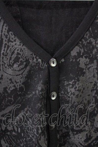 画像3: FUGA / グラデーションペイズリーヘンリーネック 44 ブラック T-25-10-07-026-FU-to-YM-ZT074 (3)