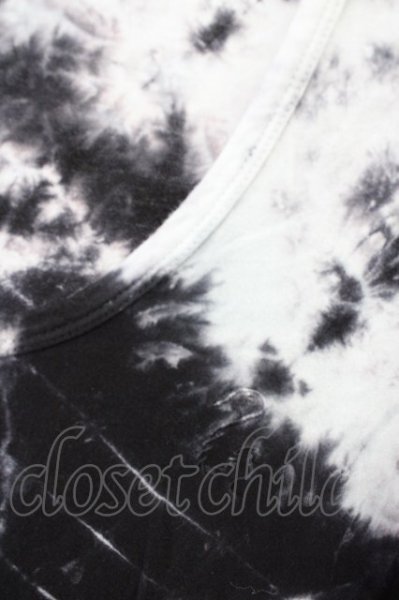 画像3: CIVARIZE / Crazyタイダイカットソー 44 ブラックｘホワイト T-25-10-07-027-CI-to-YM-ZT074 (3)