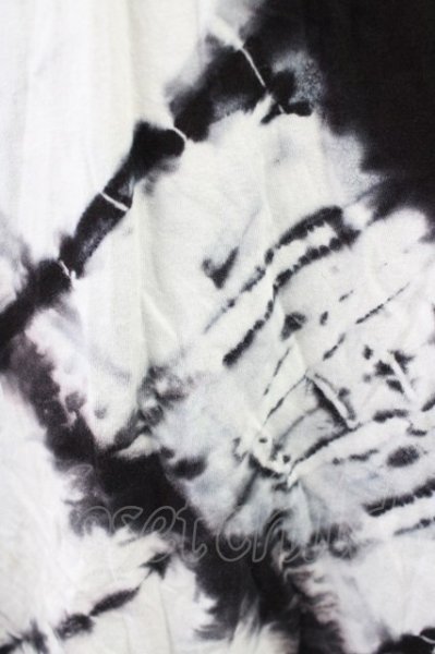 画像4: CIVARIZE / Crazyタイダイカットソー 44 ブラックｘホワイト T-25-10-07-027-CI-to-YM-ZT074 (4)