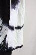 画像5: CIVARIZE / Crazyタイダイカットソー 44 ブラックｘホワイト T-25-10-07-027-CI-to-YM-ZT (5)