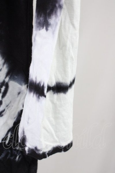 画像5: CIVARIZE / Crazyタイダイカットソー 44 ブラックｘホワイト T-25-10-07-027-CI-to-YM-ZT074 (5)
