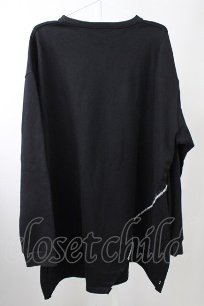 画像2: KMRii / pullover カットソー 3 ブラック T-25-10-07-028-KM-to-YM-ZT073 (2)