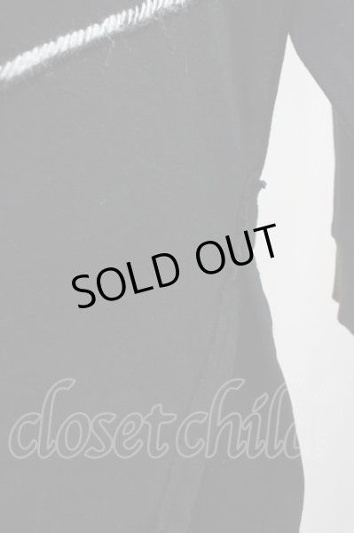 画像4: KMRii / pullover カットソー 3 ブラック T-25-10-07-028-KM-to-YM-ZT073 (4)