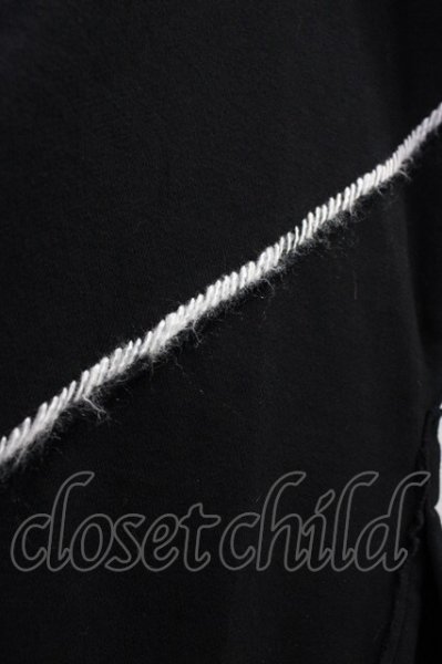 画像5: KMRii / pullover カットソー 3 ブラック T-25-10-07-028-KM-to-YM-ZT073 (5)