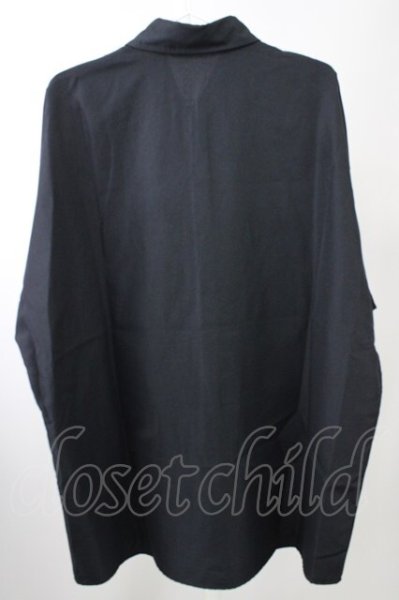 画像2: CavariA / ワイドシルエット半袖BIGシャツ 44 ブラック T-25-10-07-029-Ca-sh-YM-ZT073 (2)