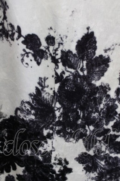 画像5: GOSTAR DE FUGA / ベロアペイズリーシャツ 44 ホワイトｘブラック T-25-10-07-030-GO-sh-YM-ZT073 (5)