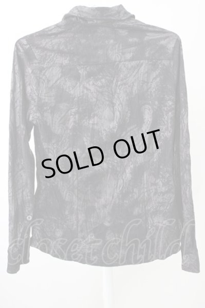 画像2: FUGA / ペイズリーコーティングクインクルシャツ 44 ブラック T-25-10-07-032-FU-sh-YM-ZT073 (2)