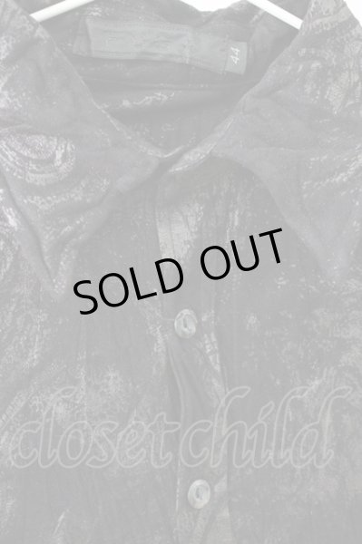 画像3: FUGA / ペイズリーコーティングクインクルシャツ 44 ブラック T-25-10-07-032-FU-sh-YM-ZT073 (3)