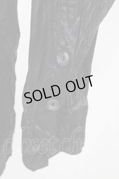 画像4: FUGA / ペイズリーコーティングクインクルシャツ 44 ブラック T-25-10-07-032-FU-sh-YM-ZT073 (4)