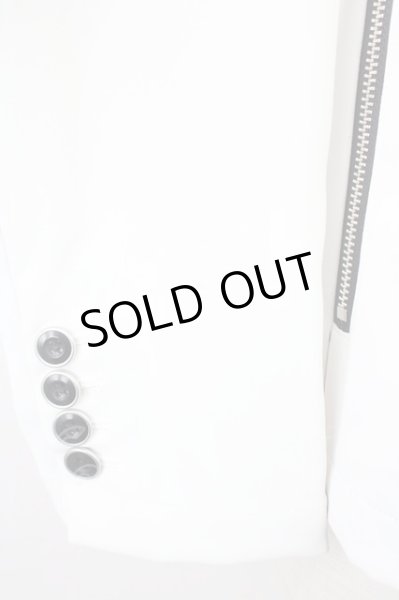 画像6: REGIEVO / １Bピークドジャケット M ホワイトｘブラック T-25-10-07-035-RE-ja-YM-ZT (6)