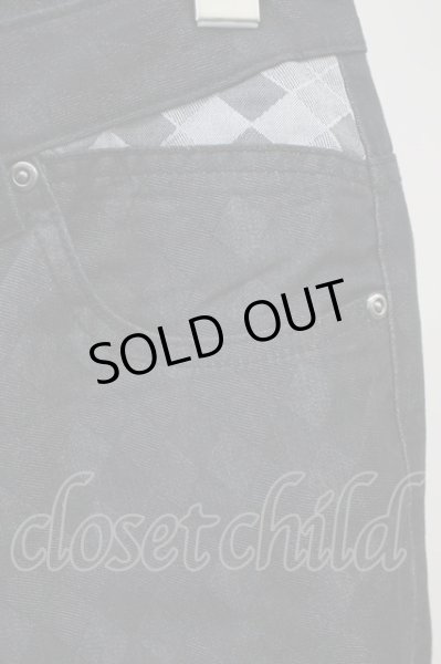 画像4: semantic design / シャドーアーガイルクロップドパンツ M ブラック T-25-10-07-038-SE-pa-YM-ZT075 (4)