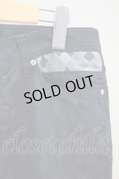 画像4: semantic design / シャドーアーガイルパンツ M ネイビー T-25-10-07-039-SE-pa-YM-ZT075 (4)