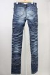 画像2: JOHNNY WOLF / EAST END-KUMADORI 2WAYデニムパンツ 2 インディゴ T-25-10-07-040-JO-pa-YM-ZT (2)