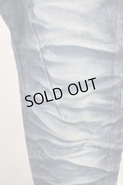 画像5: JOHNNY WOLF / EAST END-KUMADORI 2WAYデニムパンツ 2 インディゴ T-25-10-07-040-JO-pa-YM-ZT075 (5)