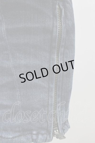 画像6: JOHNNY WOLF / EAST END-KUMADORI 2WAYデニムパンツ 2 インディゴ T-25-10-07-040-JO-pa-YM-ZT075 (6)