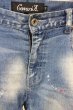画像3: CavariA / ペイント加工ダメージスキニーデニムパンツ 44 ライトインディゴ T-25-10-07-042-Ca-pa-YM-ZT (3)