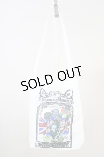 画像1: SHARE SPIRIT / ジョンライドンバッグ  ホワイト T-25-10-07-045-SH-ba-YM-ZT191 (1)