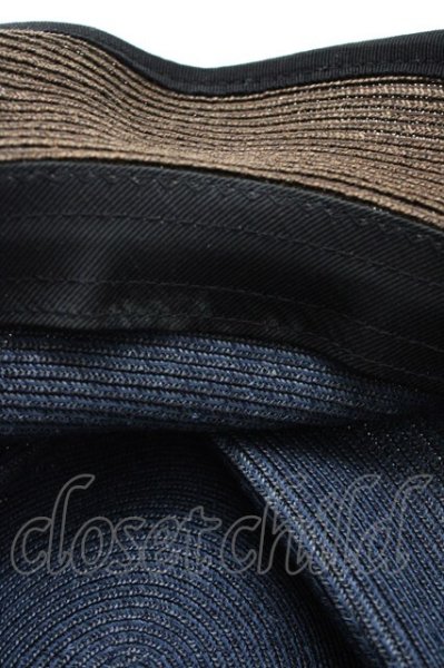 画像3: Moonage Devilment（清春） / ストローハット S ナチュラル×ブラウン T-25-10-07-046-0-za-YM-ZT134 (3)