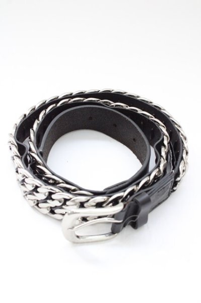 画像1: ZARA / チェーンベルト EU85 ブラックｘシルバー T-25-10-07-048-ZA-0-YM-ZT (1)