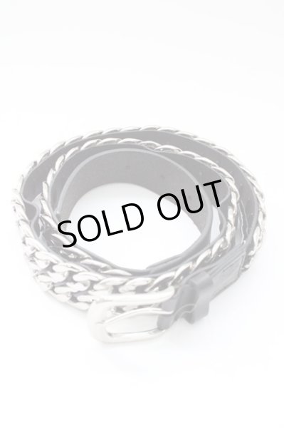 画像1: ZARA / チェーンベルト EU85 ブラックｘシルバー T-25-10-07-048-ZA-0-YM-ZT191 (1)