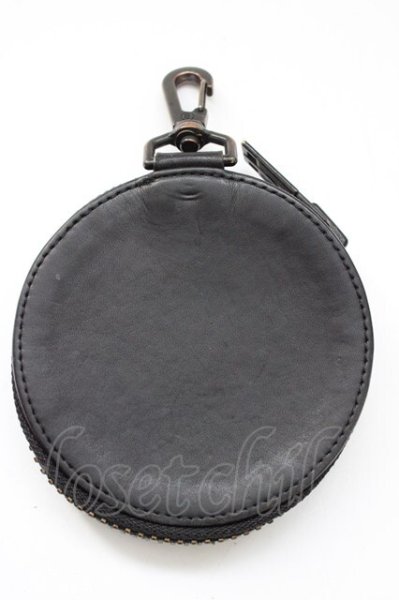 画像2: blackmeans / サークルポーチ  ブラックｘピンクｘブルー T-25-10-07-049-0-0-YM-ZT191 (2)