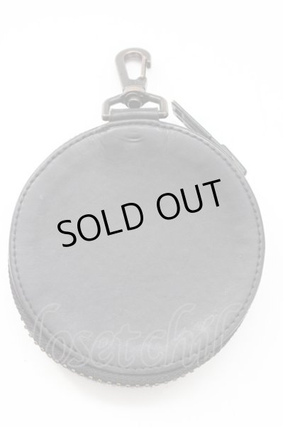 画像2: blackmeans / サークルポーチ  ブラックｘピンクｘブルー T-25-10-07-049-0-0-YM-ZT191 (2)