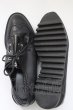 画像4: CIVARIZE / Heir フロントZIPソールシューズ 42（約26-26.5cm） ブラック T-25-10-07-050-CI-sho-YM-ZT (4)